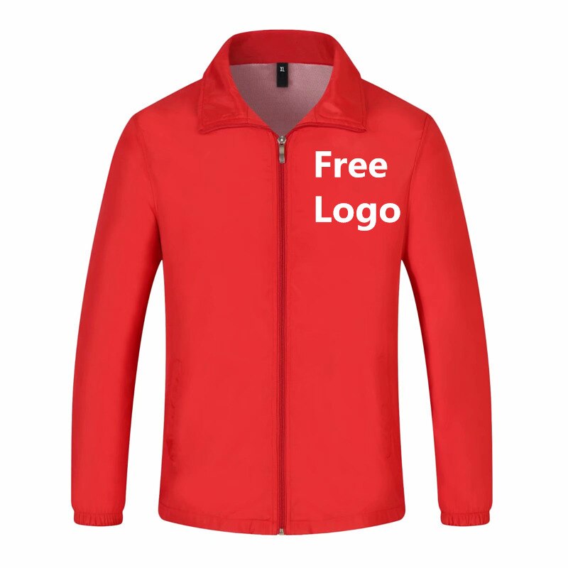 사용자 정의 DIY 로고 인쇄 회사 작업복 팀 유니폼 재킷, 남자 여자 지퍼 안전 의상, 2021 신상